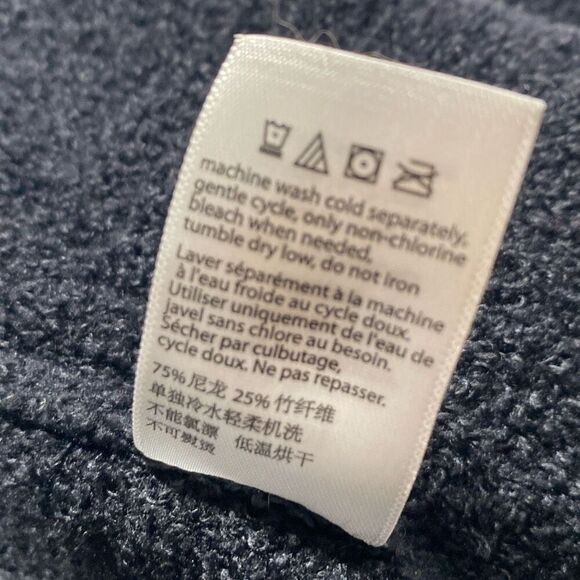 Barefoot Dreams Cozychic S/M Lite Island Wrap Cardigan Black Pockets Open Front - Picture 14 of 16